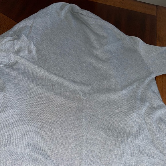 NWOT GRAY OPEN KNIT CARDIGAN - Picture 9 of 9